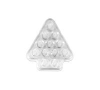 The Cake Decorating Co. Christmas Tree Shaped Cupcake Platter - Holds 12 Cakes (Pack of 5)