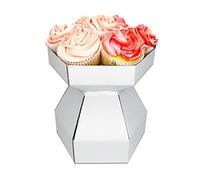The Cake Decorating Co. Cupcake Bouquet Box Kit White