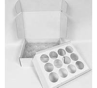 The Cake Decorating Co. Postable Cupcake Pods (with or Without Matching Box) Pods with Box Holds 12