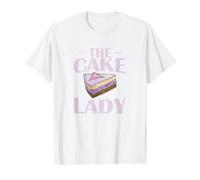 The Cake Lady Sweet Masterpieces Value Graphic T-Shirt, Men, White, L
