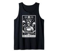 The Cake Pop Dealer Cake Pops Tarot Card Witchy Moon Tank Top