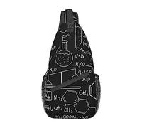 The Calculation Formula Of Chemistry Unisex Crossbody Backpack Small Daypack Adjustable Strap Sling Bag For Workout Travel Walking Hiking