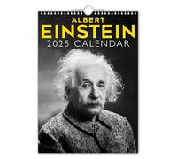 The Calendar King // Albert Einstein - 2025 Wall Calendar - ORIGINAL (Full Colour, A4 Size)