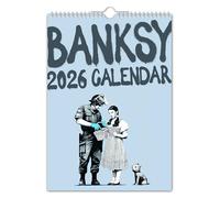 The Calendar King - Banksy - 2027 Wall Calendar - A3 Size // Nostalgic/Quirky/Christmas/Birthday/Gift Idea/Present/Novelty/Secret Santa/Year Planner/Office Gift