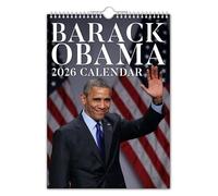 The Calendar King // Barack Obama - 2026 Wall Calendar (Full Colour, A4 Size)