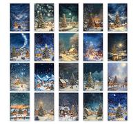 The Calendar King // Birthday Cards/Sympathy Cards/Christmas Cards - Assorted Card Selection - Variety of Packs Available - Envelopes Included (A5 Size, Christmas_011)