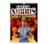 The Calendar King // Chuck Norris - 2026 Wall Calendar (Full Colour, A4 Size)