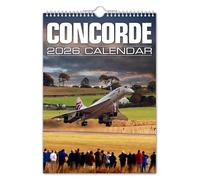 The Calendar King // Concorde - 2026 Wall Calendar - ORIGINAL (Full Colour, A3 Size)