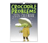 The Calendar King // Crocodile Problems - 2026 Wall Calendar - ORIGINAL (Full Colour, A4 size)
