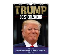 The Calendar King - Donald Trump - 2027 Wall Calendar - Funny - A3 Size/Quirky/Christmas/Birthday/Gift Idea/Present/Novelty/Humour/Secret Santa/Year Planner/Office Gift