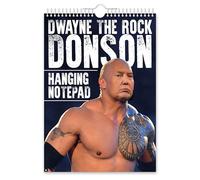 The Calendar King // Dwayne the Rock Donson - Hanging Notepad - A4 Size Wirebound with Premium Lined Paper // Perfect for School/University Notepad/Writing