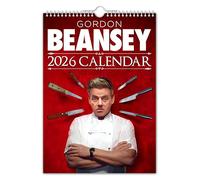 The Calendar King // Gordon Beansey - A4 Size 2026 Wall Calendar // Funny/Quirky