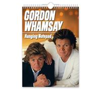 The Calendar King // Gordon Whamsay - Hanging Notepad - A4 Size Wirebound with Premium Lined Paper // Perfect for School/University Notepad/Writing