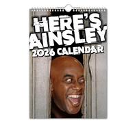 The Calendar King // Here's Ainsley - 2026 Wall Calendar (Full Colour, A4 Size)