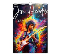 The Calendar King // Jimi Hendrix - ART - A4 Size 2025 Wall Calendar // CREATIVE