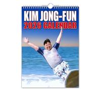 The Calendar King - Kim Jong-Fun - 2026 Wall Calendar // A4 Size Calendar