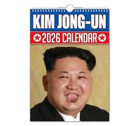 The Calendar King - Kim Jong-Un 2026 Wall Calendar - A4 Size (210mm x 297mm) // Funny/Quirky/Christmas/Birthday/Gift Idea/Present/Novelty/Humour/Secret Santa/Year Planner