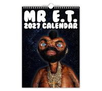 The Calendar King // MR E.T. - 2027 Wall Calendar/Funny Gift/Novelty Gift/Secret Santa/Office Gift/Birthday Present/Gift for her/Gift for him/Present (Full Colour, A4 Size)