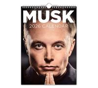 The Calendar King // Musk - 2026 Wall Calendar (Full Colour, A4 Size) **