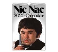 The Calendar king - Nic Nac - 2025 Wall Calendar // Quirky/Christmas/Birthday/Gift Idea/Present/Novelty/Humour/Secret Santa/Year Planner/Office Gift (Full Colour, A3 Size)