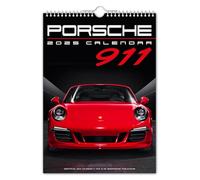 The Calendar King - Porkie 911 - Unofficial - 2025 Wall Calendar - A4 Size // Christmas/Birthday/Gift Idea/Motoring/Nostalgic/Gift Idea/Present