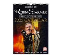 The Calendar King // Robin Starmer - 2025 Wall Calendar // Funny/Quirky/Christmas/Birthday/Gift Idea/Present/Novelty/Humour/Secret Santa/Year Planner/Office Gift (Full Colour, A3 Size)
