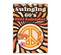 The Calendar King // Swinging 60's - 2025 Wall Calendar - A4 Size