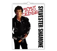 The Calendar King - Sylvester Shamone - 2025 Wall Calendar // Funny/Quirky/Christmas/Birthday/Gift Idea/Present/Novelty/Humour/Secret Santa/Year Planner/Office Gift