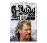 The Calendar King // The G-Dogg - A4 Size 2027 Wall Calendar // Novelty Gift/Secret Santa/Office Gift/Quirky/Birthday Present/Gift for her/Gift for him/Present/Family Calendar