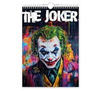 The Calendar King // The Joker - Hanging Notepad - A4 Size Wirebound with Premium Lined Paper // Perfect for School/University Notepad/Writing