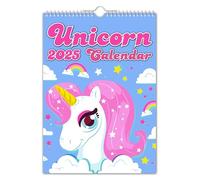 The Calendar King - Unicorn - 2026 Wall Calendar // Kids/Creative/Children's Calendar/Christmas/Birthday/Gift Idea/Present/Novelty/Humour/Secret Santa/Year Planner/Office Gift