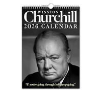 The Calendar King // Winston Churchill - 2026 Wall Calendar - ORIGINAL (Full Colour, A4 Size)