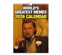 The Calendar King // World's Greatest Memes - 2026 Wall Calendar (Full Colour, A4 Size)