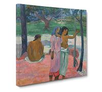 The Call by Paul gauguin Canvas Print | Gallery Wrapped 30mm Frame Wall Art | 14x14 inches | Ready to Hang | Impressionist Picture | Living Room Bedroom Lounge Office