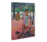 The Call By Paul Gauguin Canvas Print | Gallery Wrapped 30mm Frame Wall Art | 20x14 inches | Ready to Hang | Impressionist Picture | Living Room Bedroom Lounge Office