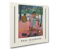 The Call By Paul Gauguin Exhibition Museum Classic Painting Canvas Wall Art Print Ready to Hang, Framed Picture for Living Room Bedroom Home Office Décor, 20x20 Inch (50x50 cm)