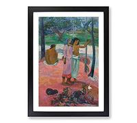 The Call by Paul Gauguin Framed Print | A2 Black Framed Wall Art | Ready to Hang | Modern Nature Picture | Living Room Bedroom Lounge Office