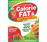 The CalorieKing Calorie, Fat & Carbohydrate Counter 2017