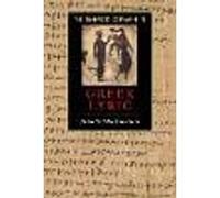 The Cambridge Companion to Greek Lyric (Cambridge Companions to Literature)