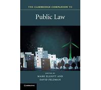 The Cambridge Companion to Public Law (Cambridge Companions to Law)