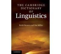 Jim Miller - The Cambridge Dictionary of Linguistics - New Hardback - J555z