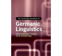 The Cambridge Handbook of Germanic Linguistics – Cambridge Handbooks in Language and Linguistics