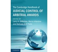 The Cambridge Handbook of Judicial Control of Arbitral Awards