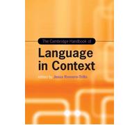 Romero-Trillo - Cambridge Handbook of Language in Context - New hardba - P555z
