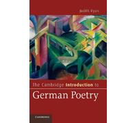 The Cambridge Introduction to German Poetry (Cambridge Introductions to Literature)