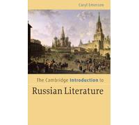 The Cambridge Introduction to Russian Literature – Cambridge Introductions to Literature