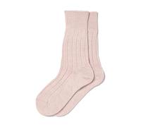 The Cambridge Sock Company 90% Alpaca Wool Socks Women & Men - Soft Cosy Bed Socks for Comfort & Warmth - Misty Pink -Medium(UK 8-10)