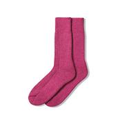 The Cambridge Sock Company Alpaca Socks Men Women Short Ribbed Luxurious Comfortable Soft Walking Gardening House Autumn Winter Socks - Clematis - Small