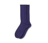 The Cambridge Sock Company Mohair Socks - Loose Top Socks Non Elastic Socks for Men Women Soft Top Socks for Swollen Feet and Ankles Loose Socks for Circulation - Oxford Blue - Small (UK 4-7)
