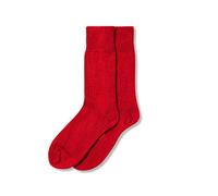 The Cambridge Sock Company Mohair Socks Men Women Breathable Lightweight Cool Fresh Everyday Summer Socks - Brigade Red - Small